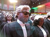 Newly called to the Ghana Bar lawyer, Carruthers Tetteh