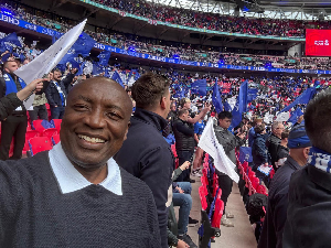 Ing Kwabena Agyei Agyepong was at Wembley to watch the final of the FA Cup
