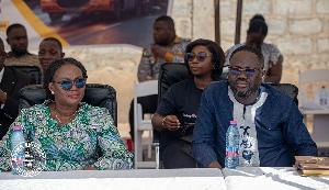 Ms. Slyvia Owu, GSA Deputy CEO, Technical and Prince Ankrah, GSA Deputy CEO, Operations