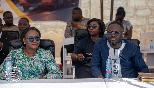 Ms. Slyvia Owu, GSA Deputy CEO, Technical and Prince Ankrah, GSA Deputy CEO, Operations