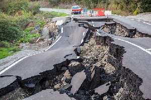 The earthquake sent people fleeing their homes and workplaces