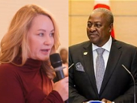 The Russian woman says President Mahama's leadership is pragmatic