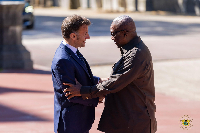 President John Mahama and Emmanuel Macron hold high-level talks on global health reforms
