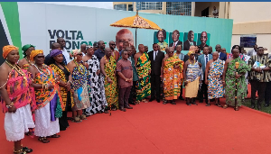 Participants of The Volta Economic Forum pose for a photo