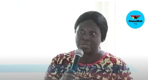 Senior Programme Officer of SEND GHANA, Mrs. Harriet Nuamah Agyemang