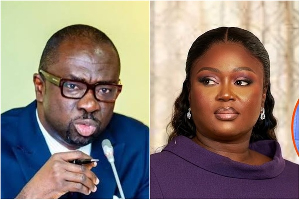 EOCO suspects Baffour Awuah (L), Frimpomaa Dwumah (R) and unnamed NPP MP colluded