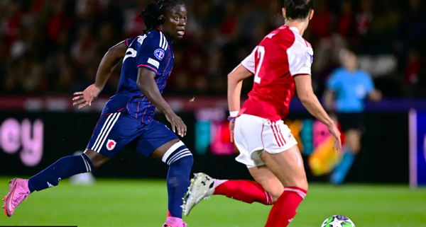 Tabitha Chawinga (left) will now get the chance to lead her country at the WAFCON