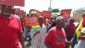 The Forum earlier visited the Bank of Ghana to press home their demands
