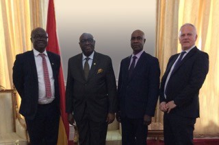 Ghana High Commissioner to UK, Papa Owusu Ankomah with officials of UnityLink