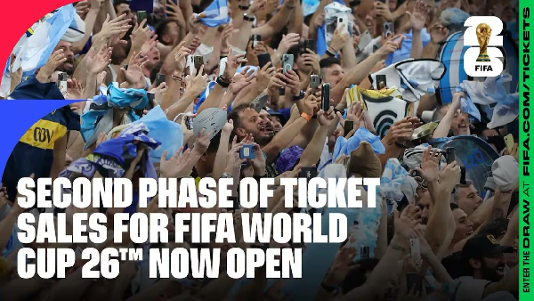 Some of the 2026 FIFA World Cup tickets have been sold out