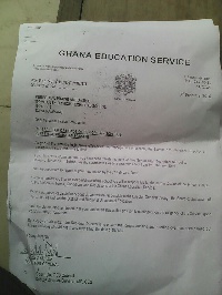 GES' appointment letter