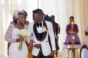 Stonebwoy and his wife