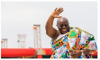 President Akufo-Addo was clothed in Royal Kente Cloth at his inauguration ceremony