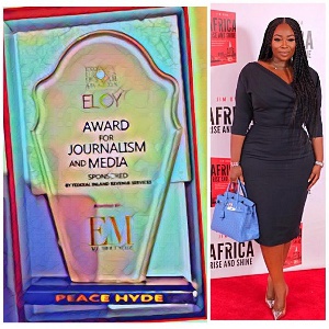 Media personality, Peace Hyde