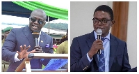 Bryan Acheampong, MP and Dr. Emmanuel Akwetey (IDEG) Director