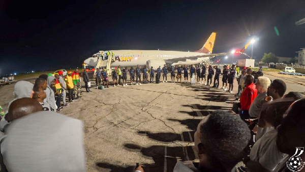 The Stars departed Ghana on Tuesday evening after two training sessions at the Accra Sports Stadium