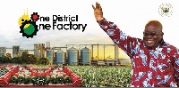 One District One Factory was one of  President Akufo-Addo's major campaign promises