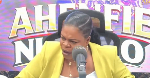 'If you're a woman project my picture' - Drama as man dares Oheneni Adazoa on live TV