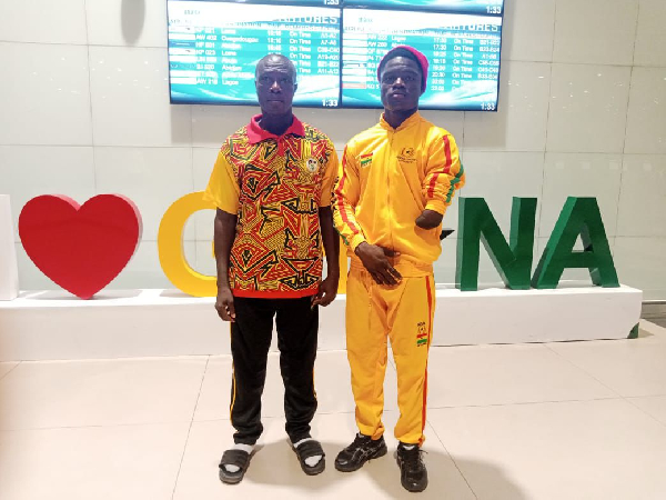 Hayford Addai (R) is Ghana’s rising para athletics star