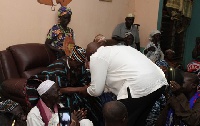 Nana Akufo-Addo with the Yagbonwura