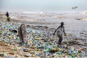 Dirty Beach In Accra  