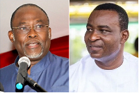 Ekwow Spio-Garbrah (L) sued Wontumi (R) for allegedly calling him a thief