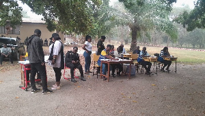 In all, a total of 891 party delegates are expected to cast their ballots at the Pastoral Centre