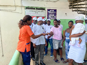 The gesture was led by the Greater Accra Regional Nazim of Majlis Ansarullah, Mustapha Salifu