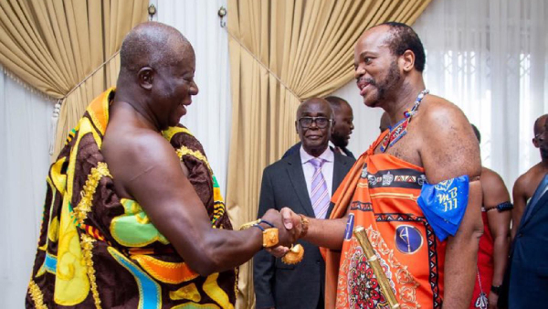 King Mswati III tours Manhyia Palace Museum, learns history of the Asante Kingdom
