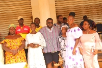 The Nkosuohene with some widows