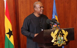 Former president John Mahama