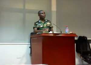 A Personnel Of The Army Giving Testimony In Accra On Thursday, July 18, 2024