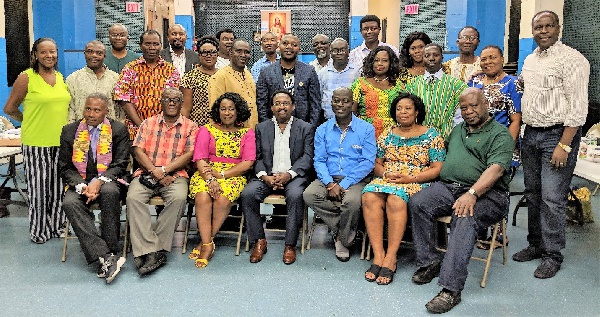 Ghanaian associations based in New York City in a group picture