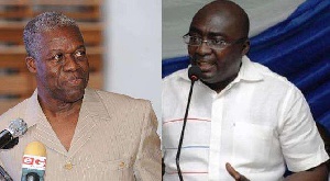 Late Vice President Amissah-Arthur and current Vice president Dr. Mahamudu Bawumia