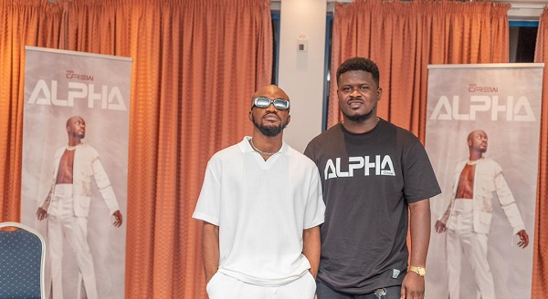 Mr. Drew and his former manager Jeezy at the launch of his debut album titled Alpha