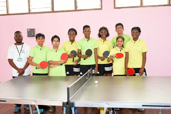 DPS Ghana Table Tennis and Badminton team