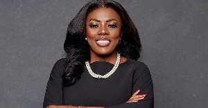 Renowned broadcaster and Manchester United supporter, Nana Aba Anamoah