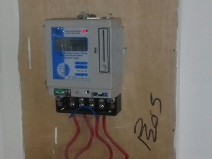 One of the meters installed at the barracks(file photo)