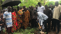 The ceremony was attended by chiefs and elders of Asunafo South