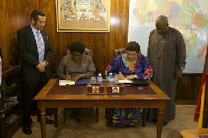 Foreign Ministers Ghana Botswana