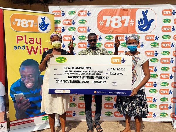 Lawoe Mawunya wins GHS 920,500 787-NLA cash price