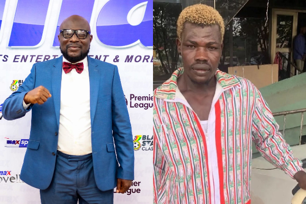 A grid photo of Mohammed Amin Lamptey and the late Bahubali