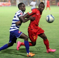 Francis Coffie in action for Al Merrikh in the Sudanese league