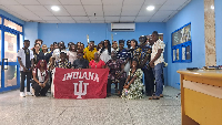 MUSIGA reps with a delegation from Indiana University