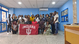 MUSIGA reps with a delegation from Indiana University