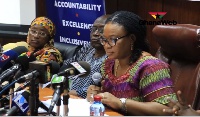 Charlotte Osei, Former Chairperson of the Electoral Commission of Ghana (R)