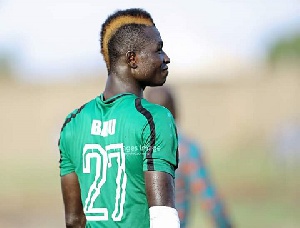 Anokye Badu with an interesting haircut