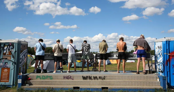 The project has been processing urine collected at festivals