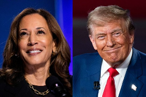 US Vice President Kamala Harris and Donald Trump