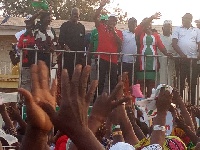 Vice President Kwesi Amissah-Arthur rally at the Aboabo Market Complex